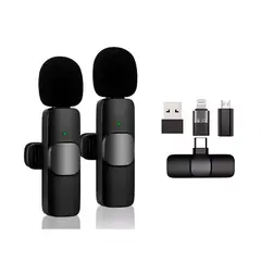 SEISA - Microfono Inalambrico Corbatero Doble K9-TC+IP+V8+USB SEISA