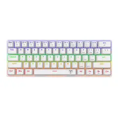 T-DAGGER - - Teclado Arena TGK321W RGB Switch Brown Español - White