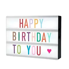 GENERICO - Pizarra Led Colores Personalizada Tablero De Letras Led