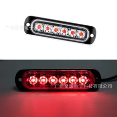 BELCHERCC5 - Barra De Luz 6 Led Estroboscópica De Autos 12v