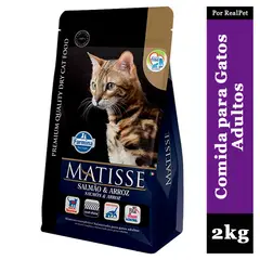 MATISSE - Comida para Gato Adulto Salmón y Arroz 2 kg