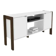 2020 HOME PERU - Mesa de TV 55 pulgadas Canadá - Blanco Nogal