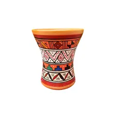 ACHALLAY ARTESANIA DE BARRO - Vaso Kero Cerámica con Diseño 300 ml