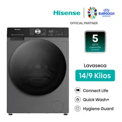 HISENSE - Lavaseca 149KG Carga Frontal WD3S1443BT