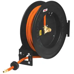 TRUPER - Manguera de aire 15m x 38carrete retráctil Rebobinado automático