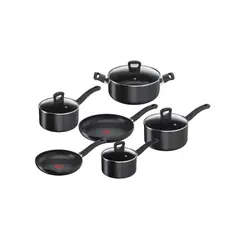 T-FAL - Set de Ollas Antiadherente de Titanio Enhance 10 Pz