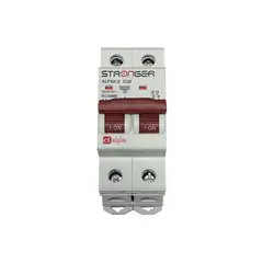 STRONG - Llave Termomagnetico 2X32A C32 RIEL STRONGER