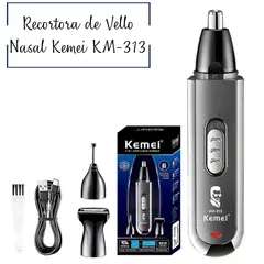 Gama - Recortadora Nasal Barba Cejas Y Oído Recargable Kemei KM-313
