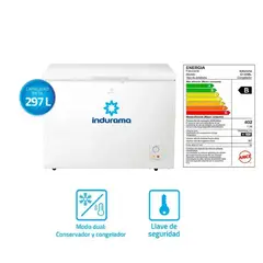 INDURAMA - CONGELADOR DEFROST 297L CI-320BL