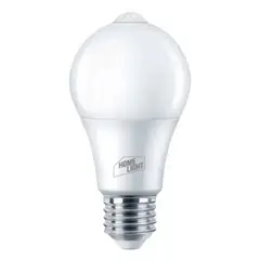 HOME LIGHT - Foco LED DELUXE 12W L-DIA con SENSOR MOVIMIENTO HL