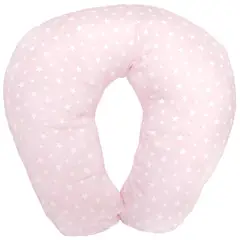 BABY MERINOS - Cojín de lactancia - Estrellas - Rosado