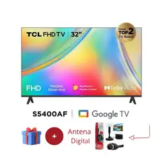 TCL - TELEVISOR DE 32"  SMART TV  TCL 32S5400AF + Antena Digital