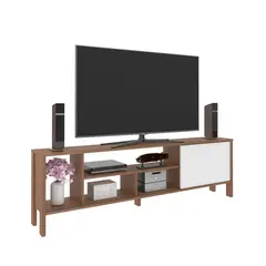 GENERICO - Mesa de TV 70 pulgadas Inmaculada - Almendra Blanco