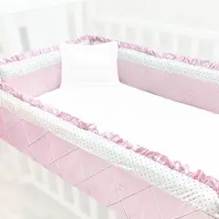 BABY MERINOS - Solo Protectores de cuna - Elegance - Rosado