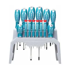 TOTAL TOOLS - Juego de 14 desarmadores Total
