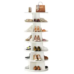 GENERICO - Zapatera Giratoria Morera Blanco Petrox Home
