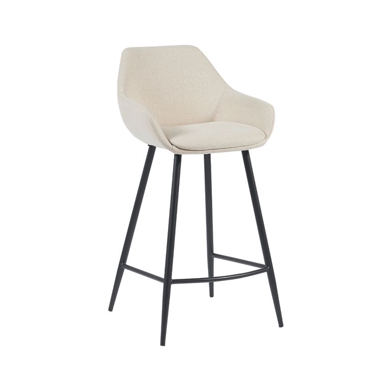 Silla Alta de Bar Kai Beige