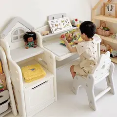 PERU IMPORTACIONES - Mesa Escritorio Lego y Pizarra para Niños