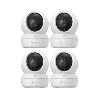 EZVIZ - Cámara De Seguridad Para Interiores H6C PRO Full Hd Pack de 4 -