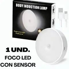 GENERICO - Foco con Sensor de Movimiento Recargable