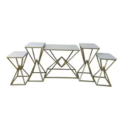 OEM - 5 MESAS DIAMANTE DECORATIVAS NAKED EVENTOS FIESTAS