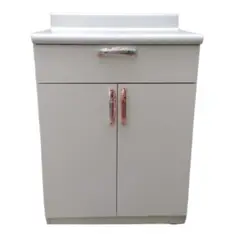 START FG - Mueble verdulerode cocina micorondas Roma con cajon en blanco