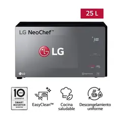 LG - Horno Microondas LG  25L con EasyClean MS2596DIR