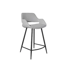 NIHM - Silla Alta de Bar Crush Gris
