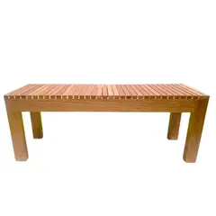 GENERICO - Banca Banqueta de madera Banco de terraza 1.20 mts tormillo original