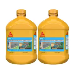 SIKA - Pack 2 Und Aditivo Impermeabilizante para concreto 1 x 4L