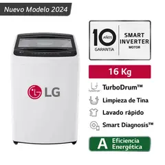 LG - Lavadora Automática WT16WVTB 16kg Blanco