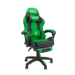 GENERICO - Silla Gamer Reclinación 155° con Posapies y Masajeador