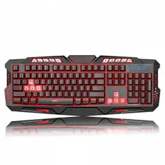 MICRONICS - TECLADO GAMER K701T LED USB LUMIERE