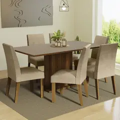 MADESA - Juego de Comedor Renata con 6 Sillas