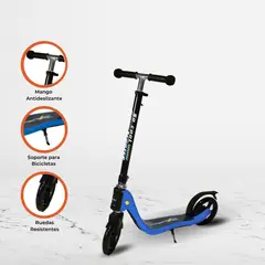 CUZKA - Scooter Lineal para Niños «PIAGIO» Blue
