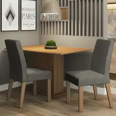 MADESA - Juego de Comedor Manu con 2 Sillas