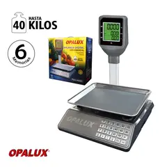 OPALUX - Balanza Digital Recargable 40Kg OP-989C