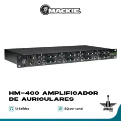 MACKIE - HM-400 Amplificador de auriculares de 4 canales