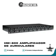 MACKIE - HM-800 Amplificador de auriculares de 8 canales