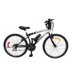 BOX BIKE - Bicicleta Box MTB Aro 24 - Gris con Negro