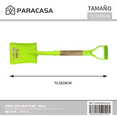 GENERICO - PALA PEQUEÑA CUADRADA PARACASAMAX