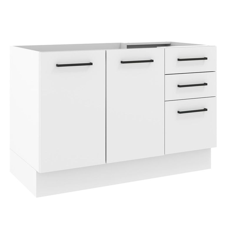 Mueble de Cocina Agata 2 Puertas y 3 Cajones 120 cm x 60 cm