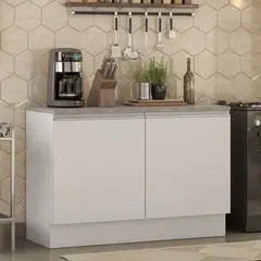 MADESA - Mueble de Cocina Glamy 120 cm - Mostrador para Lavadero con Encimera