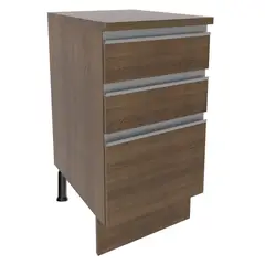 MADESA - Mueble de Cocina Glamy 40 cm 3 Cajones