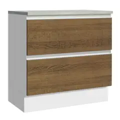 MADESA - Mueble de Cocina Glamy 80 cm 2 Cajones