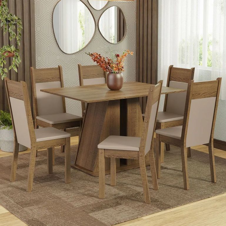 Juego de Comedor Beverly con 6 Sillas