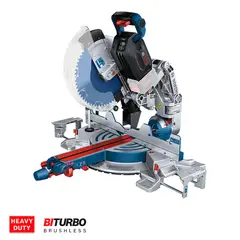 Bosch - Ingleteadora Bosch Industrial Gcm 18v-305 Gdc Biturbo Sin Batería