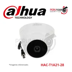 DAHUA - DOMO INTERIOR PLASTICA ICR DIA&NOCHE - 2.0 MP - 1080P - IR 20M HAC-T1A21-28