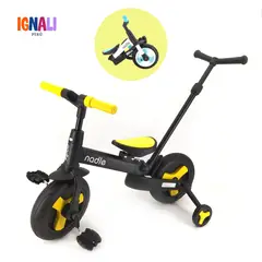 GENERICO - Triciclo multifuncion premium Amarillo