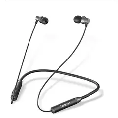LENOVO - Audífonos inalámbricos HE05 Negro Bluetooth 5.0